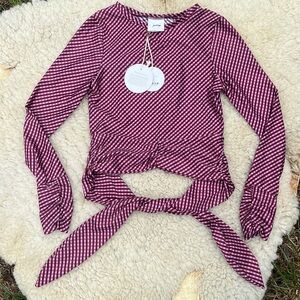 Peony Swimwear, Purple Gingham print, Rash gaurd,  AUS Medium